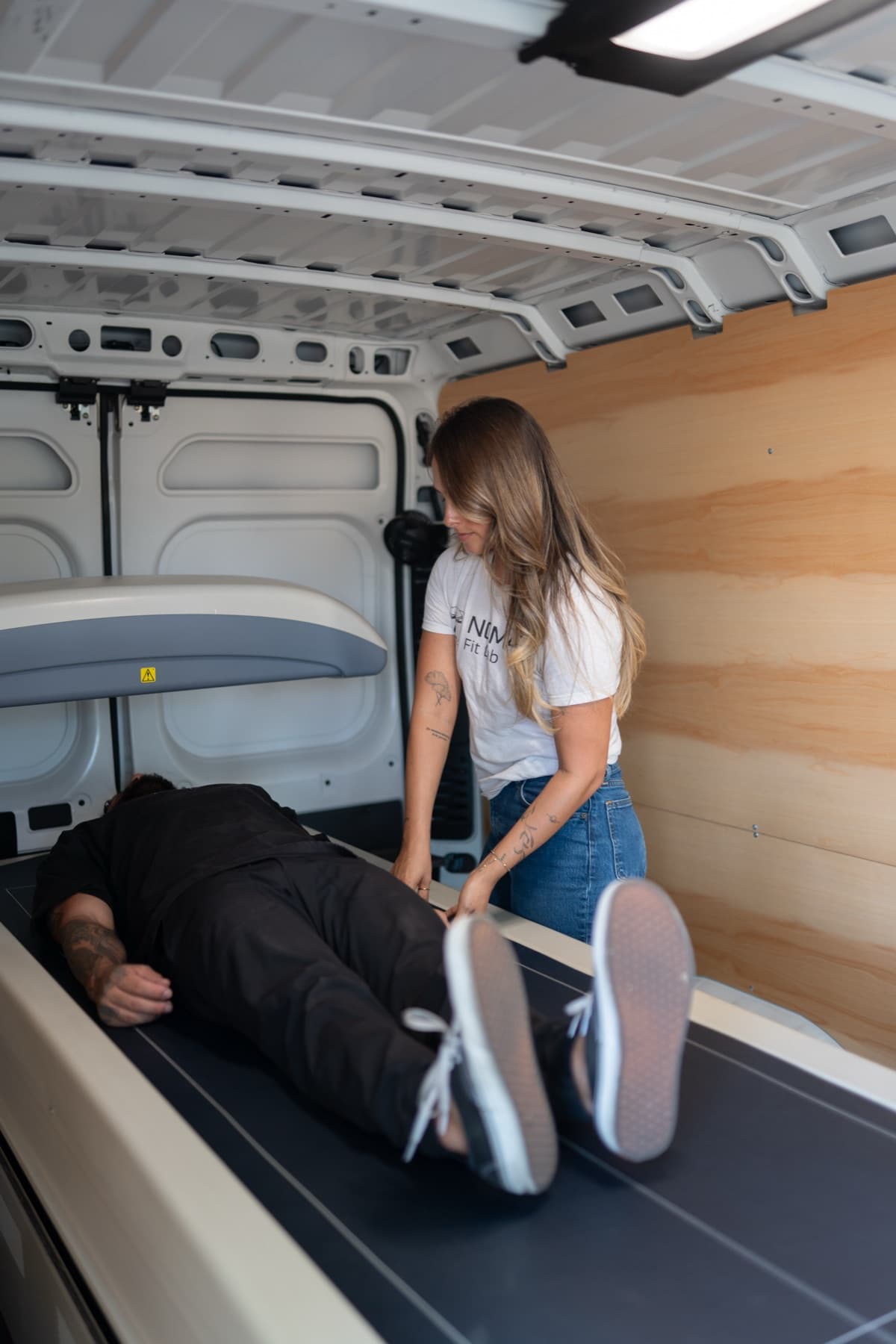 A Nomad Fit Lab DEXA body composition scan